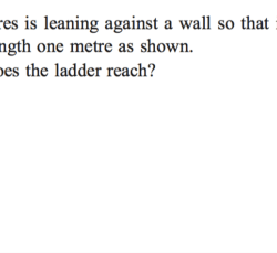 Pythagorean word problems with answers