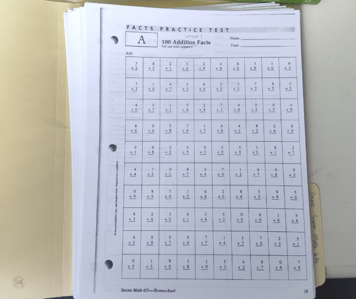 Saxon math homeschool 6 5