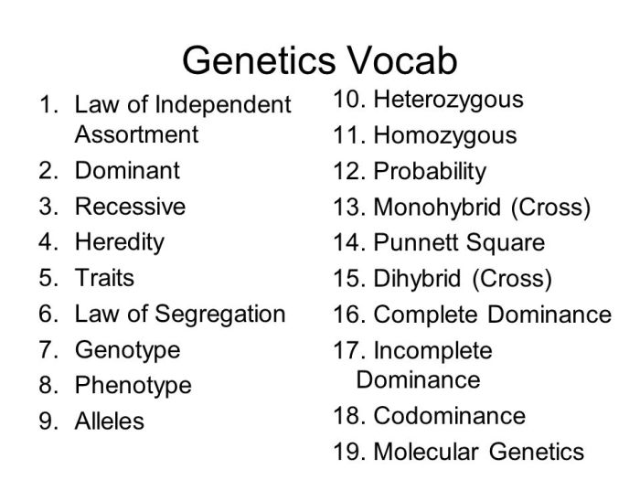 Probability and heredity answer key