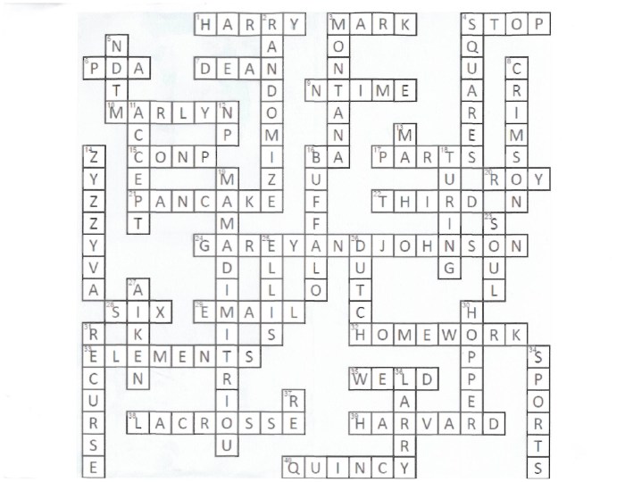 A just right government crossword puzzle