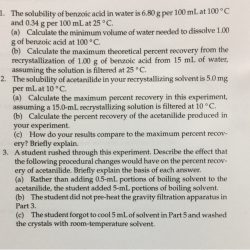 Lab recrystallization acetanilide